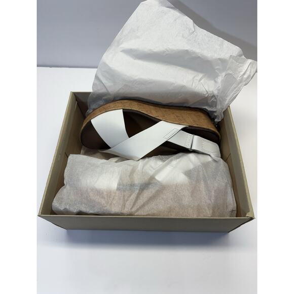 Clark’s Stasha Hale Solid While Wedge Women’s Size 9 W New With Box - Picture 8 of 10